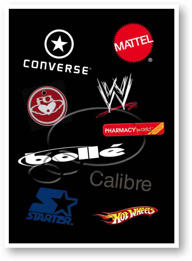 Logos and branding work by Product Design Studio