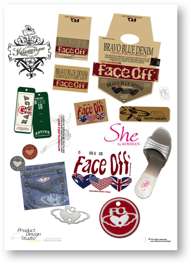 labels designs by Product Design Studio